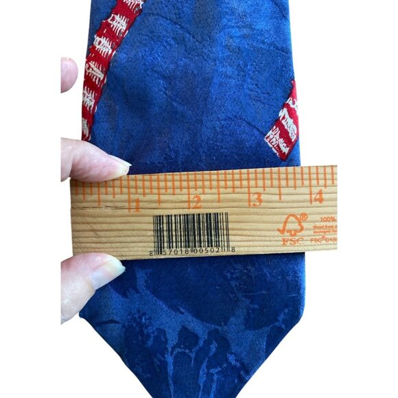 Coogi Australia 100% Silk Tie Multicolor Abstract Design Made in USA - Picture 4 of 4